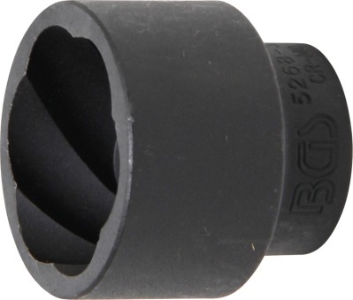 Spiral-profil-topnøgle-indsats / skrueudtrækker | 12,5 mm (1/2") | 32 mm 