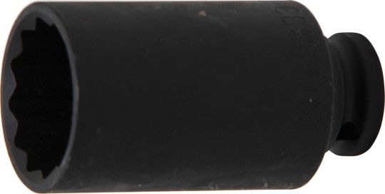 Cheie tubulară de impact 12 colțuri | 12,5 mm (1/2") | 33 mm 