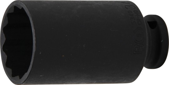 Kraftig topnøgletop tolvkant | 12,5 mm (1/2") | 34 mm 
