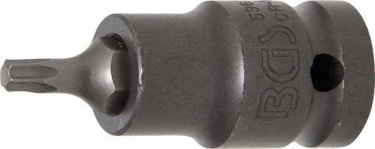 Levegős dugókulcs | Hossz 55 mm | 12,5 mm (1/2") | T-profil (Torx) T27 