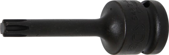 Silová nástrčná hlavice | délka 75 mm | 12,5 mm (1/2") | klínový profil (pro RIBE) M8 