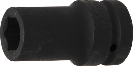 Silová nástrčná hlavice, šestihranná, prodloužená | 25 mm (1") | 24 mm 