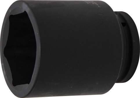 Kracht dopsleutel zeskant, diep | 25 mm (1") | 80 mm 
