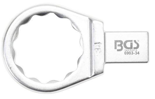 Insteek-ringsleutel | 34 mm | opname 14 x 18 mm 