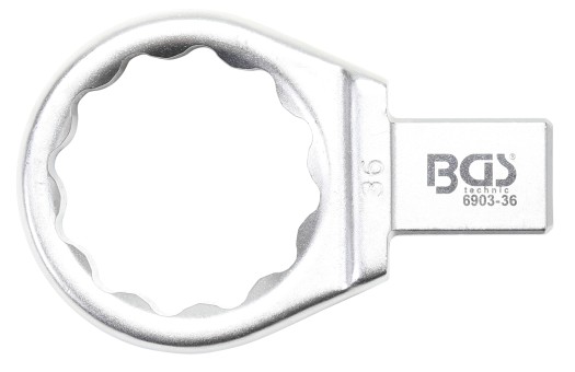 Llave de anillo insertable | 36 mm | Sujeción 14 x 18 mm 