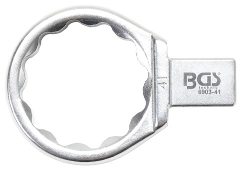 Llave de anillo insertable | 41 mm | Sujeción 14 x 18 mm 