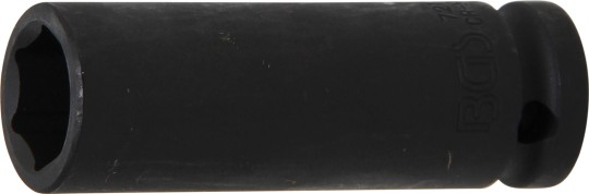 Cheie tubulară de impact, 6 colțuri, lungă | 12,5 mm (1/2") | 17 mm 