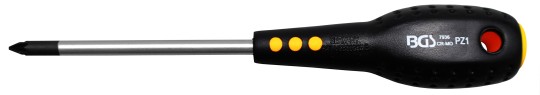 Chave de parafusos | Recesso cruzado PZ1 | Comprimento da lâmina 80 mm 