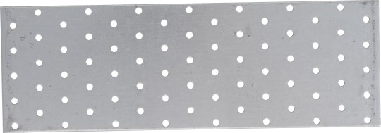 Piastra forata dritta in acciaio | 300 x 100 x 2 mm 