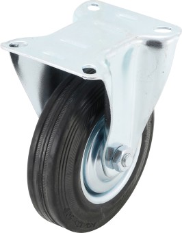 Fast rullhjul | Med skruvsockel | Ø 125 mm 