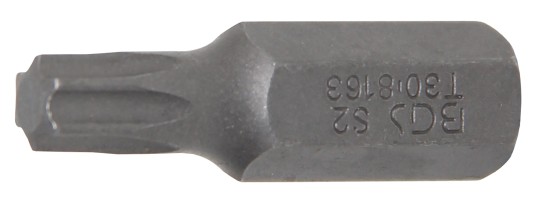 Ponta | Comprimento 30 mm | Entrada de sextavado externo 8 mm (5/16") | Perfil T (para Torx) T30 