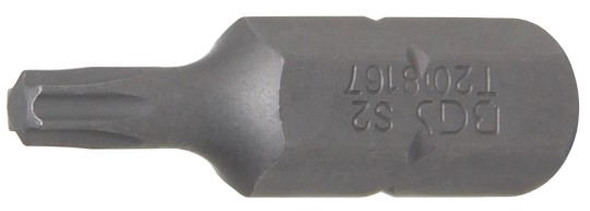 Ponta | Comprimento 30 mm | Entrada de sextavado externo 8 mm (5/16") | Perfil T (para Torx) T20 