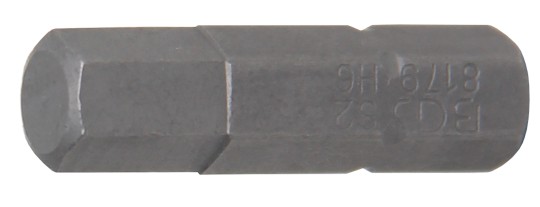 Behajtófej | Hossz 25 mm | Külső hatszögletű 6,3 mm (1/4") | Belső hatszögletű 6 mm 