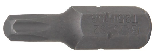 Behajtófej | Hossz 25 mm | Külső hatszögletű 6,3 mm (1/4") | T-profil (Torx) T25 