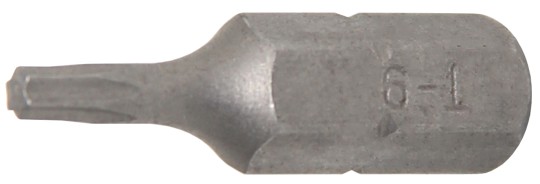 Ponta | Comprimento 25 mm | Entrada de sextavado externo 6,3 mm (1/4") | Perfil T (para Torx) T9 