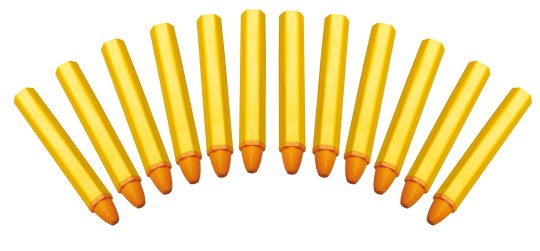 Set markere pentru anvelope | galbene | 12 bucăţi 
