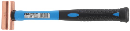 Kobberhammer | fiberglasskaft | Ø 35 mm | 907 g (2 lb) - hoved 