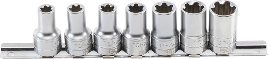 Set chei tubulare Profil T Plus (pentru Torx Plus) | 10 mm (3/8") | 10EP - 20EP | 7 piese 