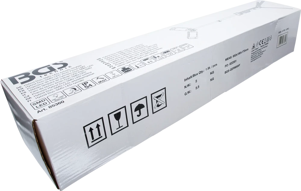 Hybrid Duo-SMD-LED munkalámpa | állvánnyal