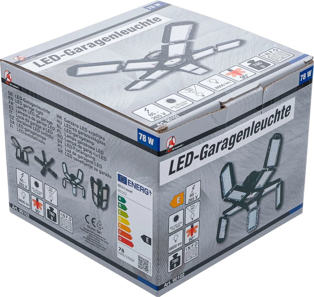 LED-es garázsvilágítás | 78 W