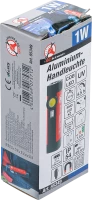 Alumíniumból készült COB-LED / UV kézi munkalámpa | 1 W