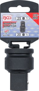 Kraft-Steckschlüssel-Adapter | Innenvierkant 20 mm (3/4") - Außenvierkant 25 mm (1") 