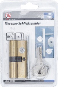 Messing-Schließzylinder | 70 mm 