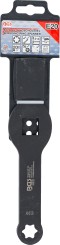 Slag-ringnyckel | E-profil (för Torx) | med 2 slagytor | E20 