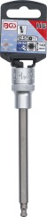 Bit Socket | length 140 mm | 12.5 mm (1/2") Drive | internal Hexagon with Ball Head 6 mm 