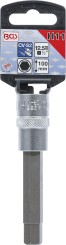 Bit Socket | length 100 mm | 12.5 mm (1/2") Drive | internal Hexagon 11 mm 