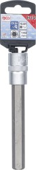 Bit Socket | length 140 mm | 12.5 mm (1/2") Drive | internal Hexagon 14 mm 