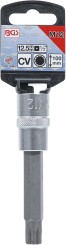Umetak za bit | duljina 100 mm | 12,5 mm (1/2") | unutarnje ozubljenje (za XZN) M12 