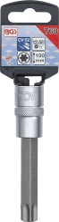 Bit Socket | length 100 mm | 12.5 mm (1/2") Drive | T-Star (for Torx) T60 