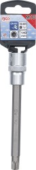 Douille à embouts | longueur 140 mm | 12,5 mm (1/2") | denture multiple intérieure (pour XZN) M10 