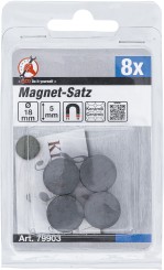 Magnet-Satz | Keramik | Ø 18 mm | 8-tlg. 
