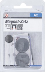 Magnet-Satz | Keramik | Ø 25 mm | 6-tlg. 