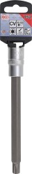Punta de vaso | longitud 168 mm | entrada 12,5 mm (1/2") | para Polydrive tornillos de cabeza de cilindro VAG 
