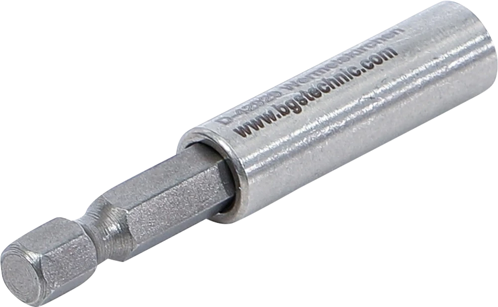 Mágneses behajtófej-tartó, extra erős | Külső hatszögletű 6,3 mm (1/4") | 60 mm
