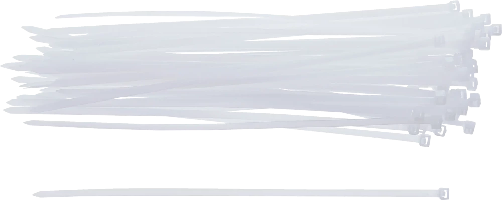 Kábelkötegelő-készlet | fehér | 4,8 x 250 mm | 50 darabos