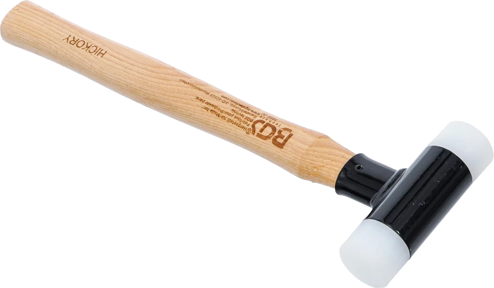 Műanyag kalapács | Hickory nyéllel | visszaütésmentes | Ø 30 mm | 300 g