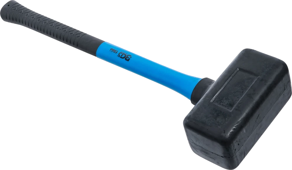 Műanyag kalapács | üvegszálas nyél | visszaütésmentes | Ø 70 mm | 2100 g