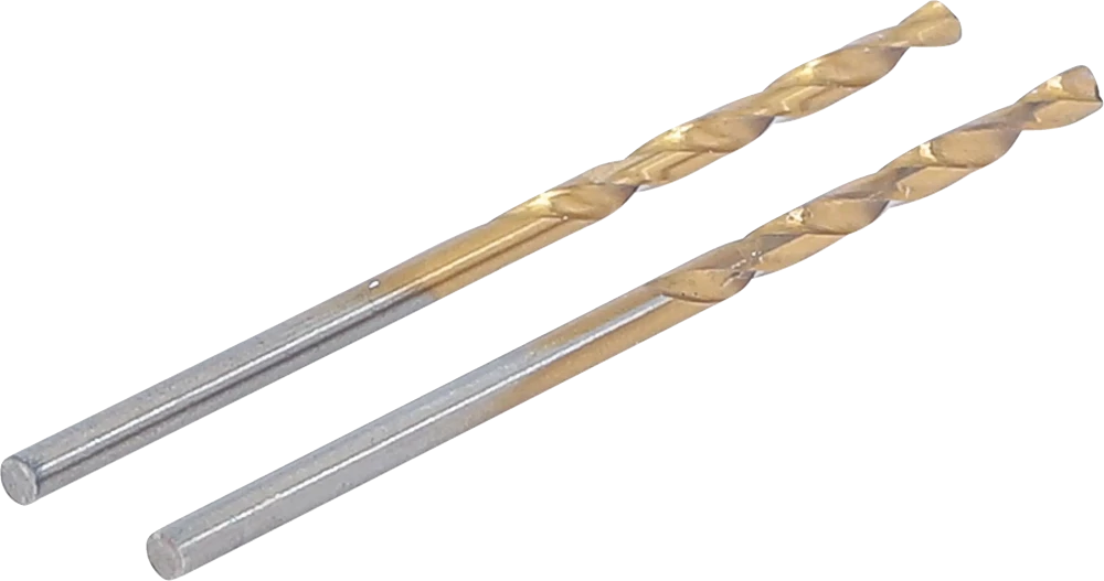 Spirálfúró | HSS-G | titánnal ötvözött nitrátozott | 2,0 mm | 2 darabos