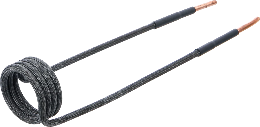 Indukciós tekercs indukciós fűtőkészülékhez | 32 mm | 90°-ban hajlított | a BGS 2169, 3391-hez