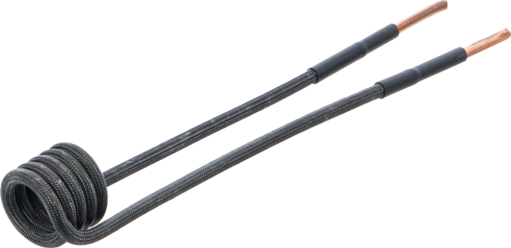 Indukciós tekercs indukciós fűtőkészülékhez | 19 mm | 90°-ban hajlított | a BGS 2169, 3391-hez