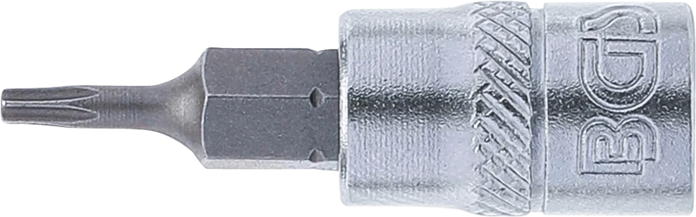 Behajtófej | 6,3 mm (1/4") | T-profil (Torx) T8 furattal