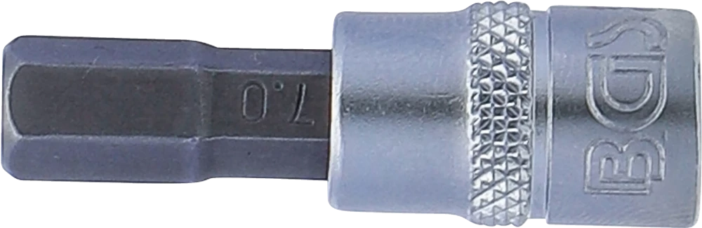 Behajtófej | 6,3 mm (1/4") | Belső hatszögletű 7 mm