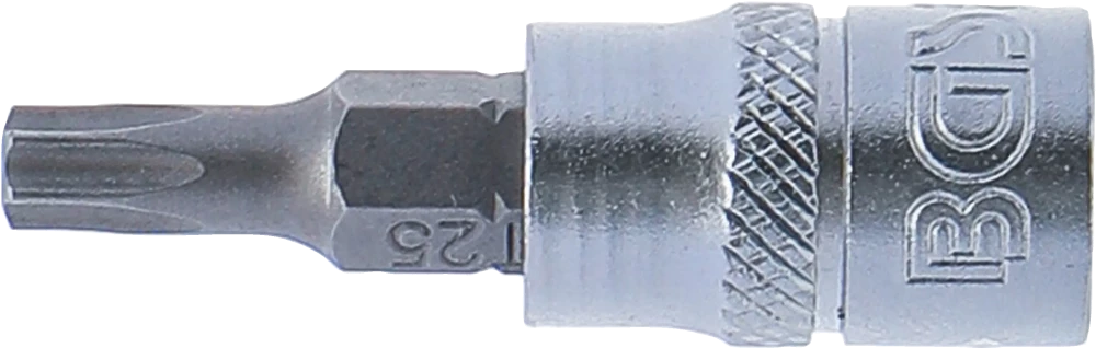 Behajtófej | 6,3 mm (1/4") | T-profil (Torx) T25