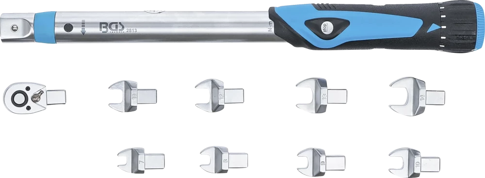 Nyomatékkulcs-készlet | 6,3 mm (1/4") | 10 - 50 Nm | 10 darabos