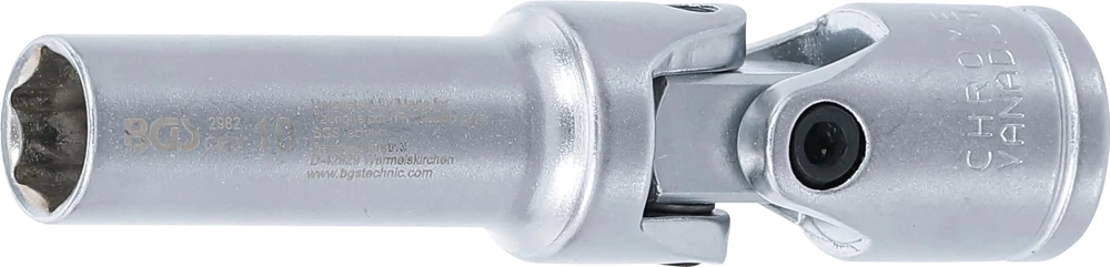 Izzítógyertya-hajtókar hatszögletű betét | 10 mm (3/8") | 10 mm