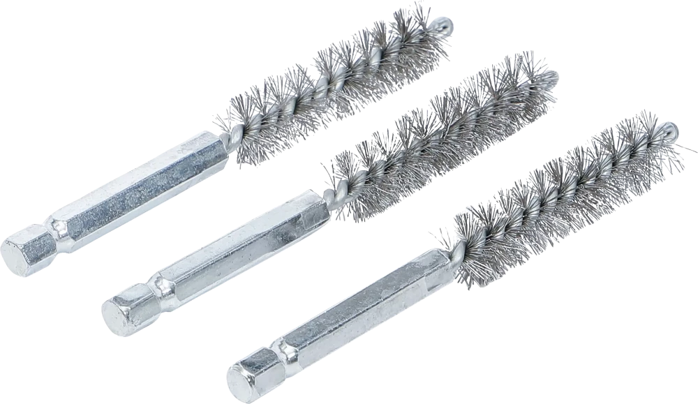 Acélkefe | 12 mm | 6,3 mm (1/4") | 3 darabos